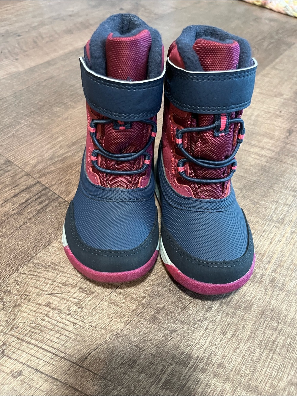 Merrell Toddler Winter Boots in Navy and Magenta